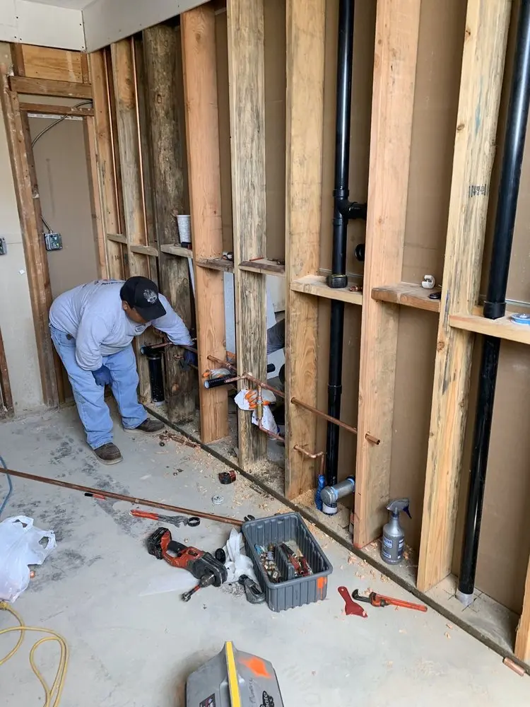 Commercial rough-in plumbing for Water Heater Replacement in North Billerica